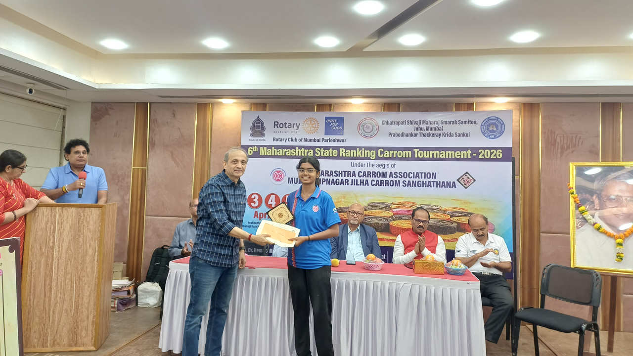 6th Rotary Club of Mumbai Parleshwar State Ranking Carrom Tournament 2026-27